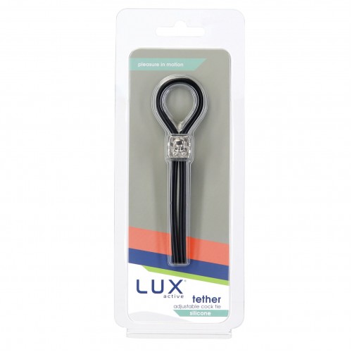 Ерекційне кільце-ласо LUX Active Tether Adjustable Silicone Cock Tie, регульоване в інтернет супермаркеті PbayMarket!