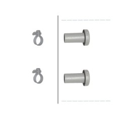 Набір для підключення фільтр-насоса Intex 22020 до басейну зі штуцерами → для шлангів під хомути