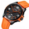 Наручний годинник чоловічий NaviForce Young Orange Чорний (3492)
