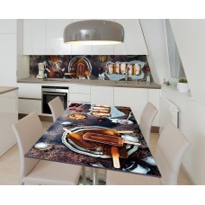 Наклейка вінілова 3Д на стіл Zatarga «Смачний лід» 600х1200 мм (Z183410st)