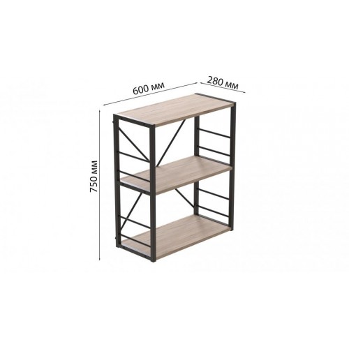 Етажерка Ferrum-decor Конект 73x60x28 см Дуб Сан-Маріно (XK00218) в інтернет супермаркеті PbayMarket!