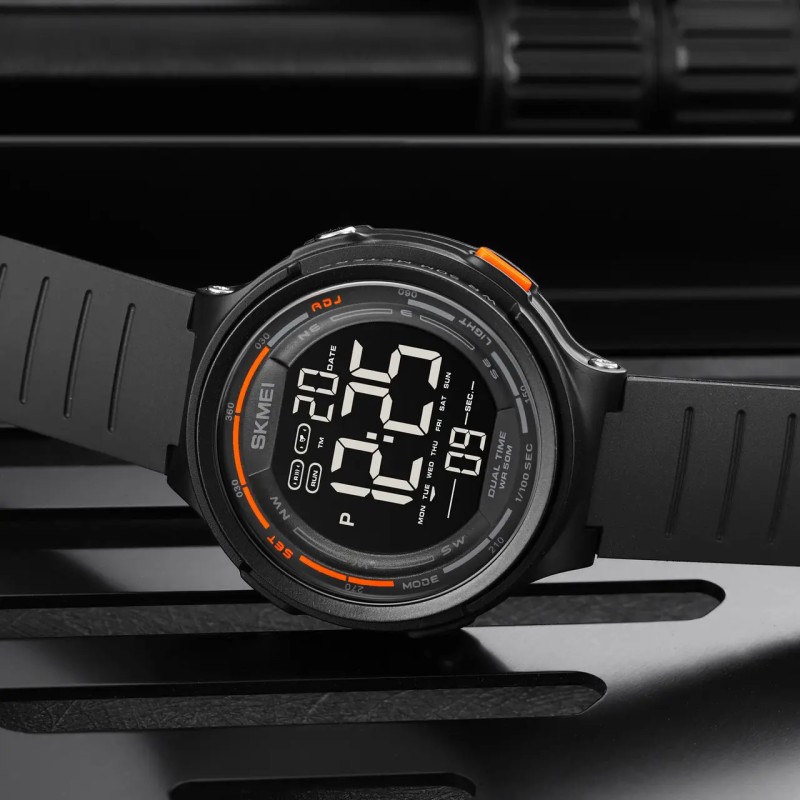 Чоловічий наручний годинник Skmei 1841 Чорний