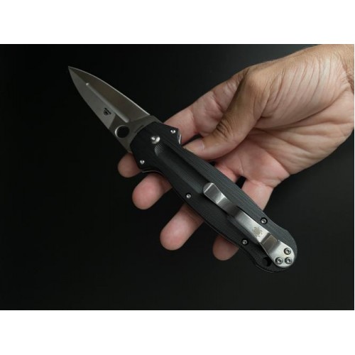 Ніж туристичний Gorillas BBQ 2-2383 22 см Чорний (KN1048) Ніж туристичний Gorillas BBQ 2-2383 22 см Чорний (KN1048)