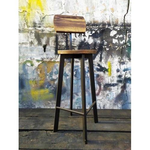 Барний стілець GoodsMetall у стилі ЛОФТ 750х300х300 мм Дублін 2 Барний стілець GoodsMetall у стилі ЛОФТ 750х300х300 мм Дублін 2