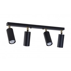 Світильник стельовий MSK Electric Tube спот із поворотним механізмом NL 1105-4 BK