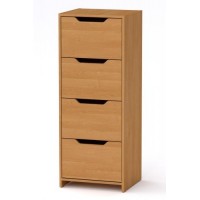 Високий комод Компанит С 48х42х123 см вільха Високий комод Компанит С 48х42х123 см вільха