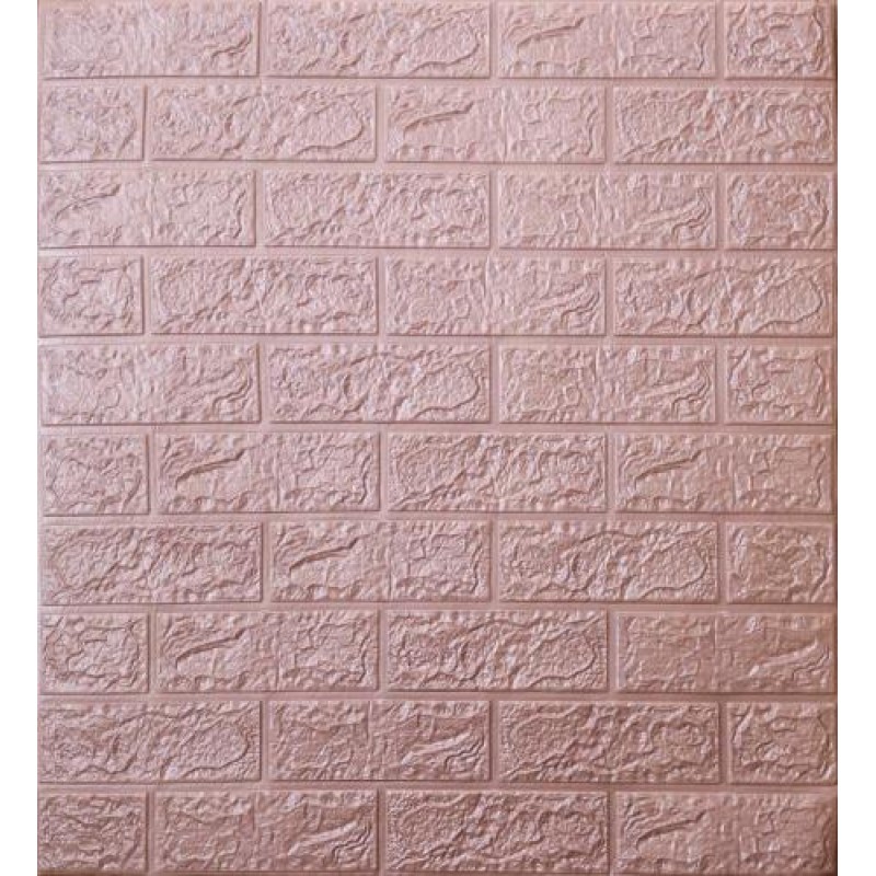 Самоклейка декоративна 3D панель у рулоні Loft Expert 2215-4 Під пурпурову цеглу 700x3080x4 мм
