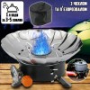 Портативна газова плитка Happy Home HH203 Чорний