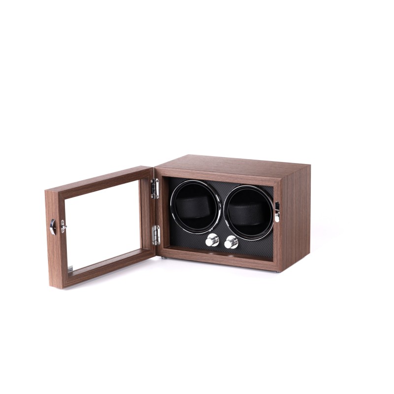 Скринька Salvadore для підзаводу 2 годинників X/2BR 2x2 Коричневий