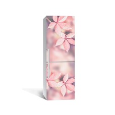 Наклейка на холодильник Zatarga «Листя дикого винограду» 650х2000 мм вінілова 3Д наклейка декор на кухню