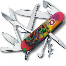 Складаний ніж Victorinox Huntsman Zodiac Змія-тенісист 91 мм Різнокольоровий (1.3713_Z4300pk)