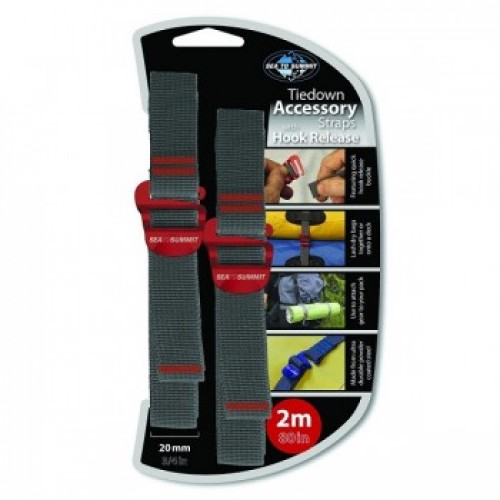 Ремінь для стягувань Sea To Summit Accessory Strap With Hook Buckle 20 мм 2 м (1033-STS ATDASH202.0) Ремінь для стягувань Sea To Summit Accessory Strap With Hook Buckle 20 мм 2 м (1033-STS ATDASH202.0)