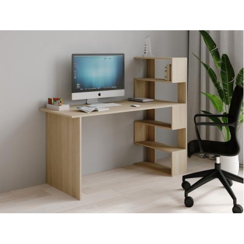 Стіл письмовий Меблева Площа СП-4 141.6х60х123 см Дуб сонома Стіл письмовий Меблева Площа СП-4 141.6х60х123 см Дуб сонома