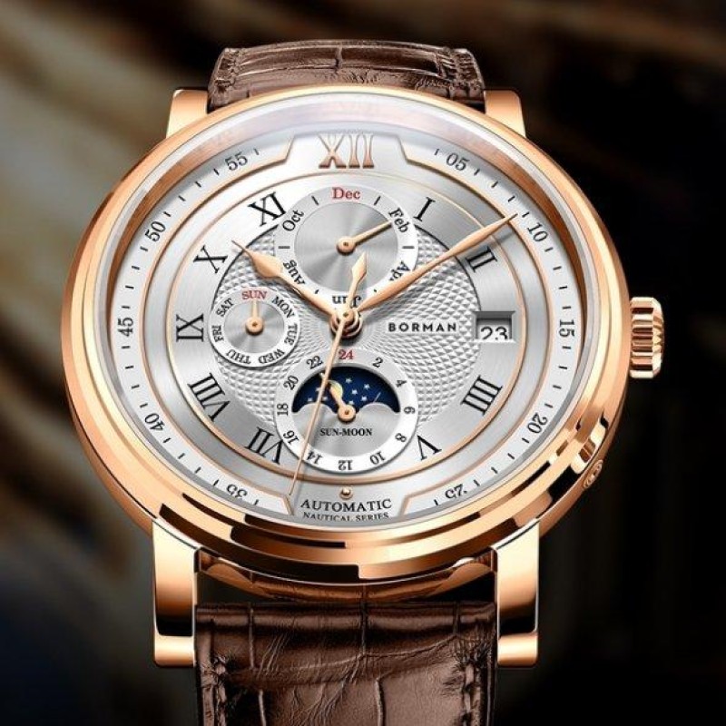 Годинник наручний Borman Club golden