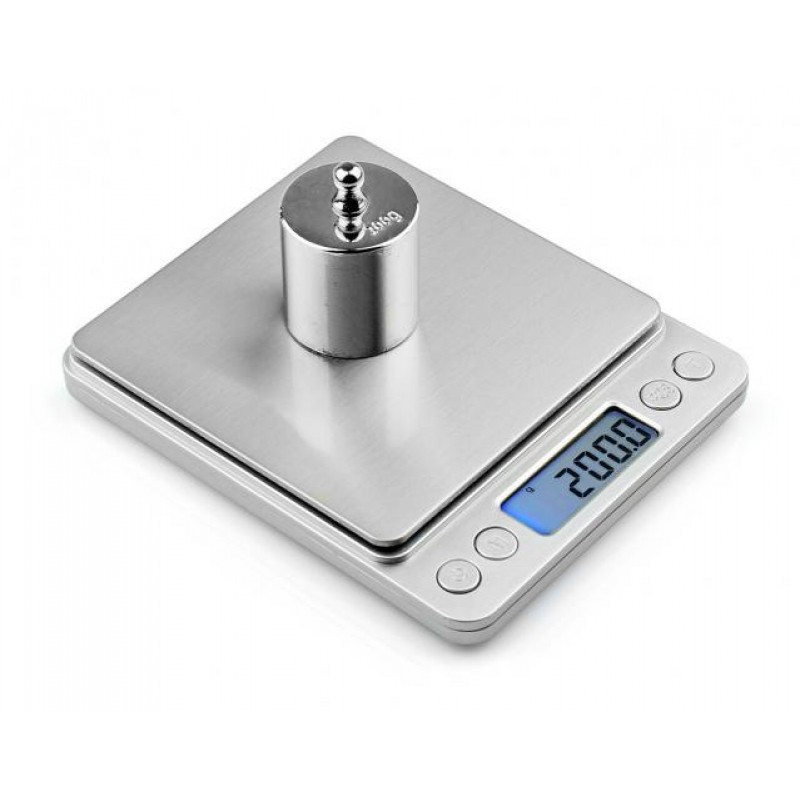 Ваги електронні Matarix MX-464 із двома чашами 3000/0.1 г Silver