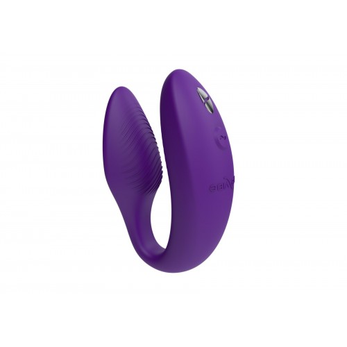 Смарт-вібратор для пар We-Vibe Sync 2 Purple, 10 віброрежимів, пульт ДК