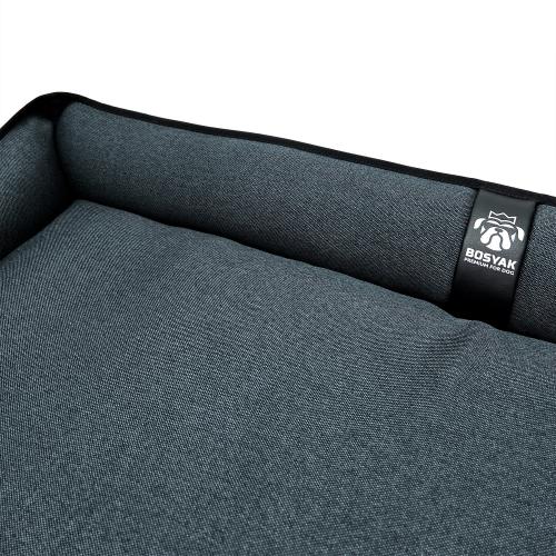 Лежак ліжко для собак всіх порід EGO Bosyak Рогожка 2XL 115x95 Сірий (спальне місце для великих собак) Лежак ліжко для собак всіх порід EGO Bosyak Рогожка 2XL 115x95 Сірий (спальне місце для великих собак)