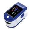 Пульсоксиметр електронний на палець Healer Oximeter 5309 LED пульсоксиметр+Батарейки+Чорний спортивний годинник