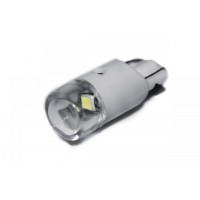 Світлодіодна лампа AllLight T10 1 діод 1W Philips replica W2,1x9,5d WHITE 12V прозора