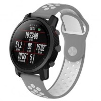 Ремінець BeWatch sport-style для Xiaomi Amazfit Stratos Сіро-Білий (1020142.2) Ремінець BeWatch sport-style для Xiaomi Amazfit Stratos Сіро-Білий (1020142.2)