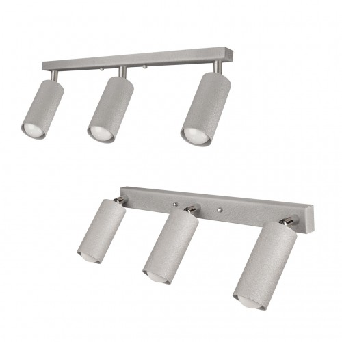 Світильник MSK Electric Tube спот із поворотними механізмами MR 1105-3 GR Світильник MSK Electric Tube спот із поворотними механізмами MR 1105-3 GR