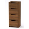 Високий комод Компанит С 48х42х123 см горіх
