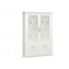 Пенал-вітрина Меблі Сервіс Джорджія 2Д2В андерсон пайн