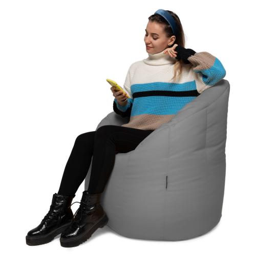 Крісло Мішок Міо Оксфорд 75х80 Студія Комфорту Сірий Крісло Мішок Міо Оксфорд 75х80 Студія Комфорту Сірий
