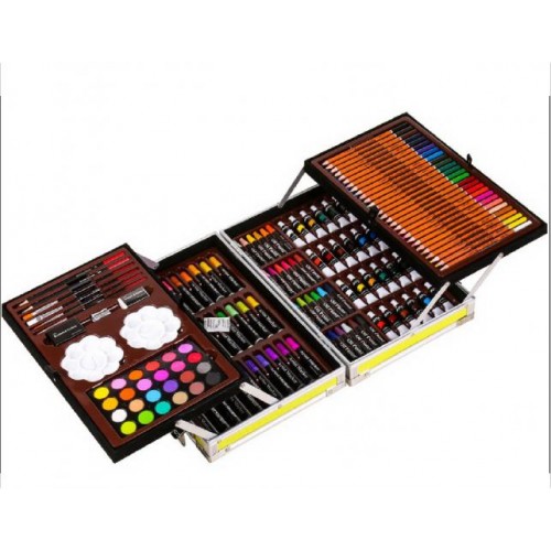 Набір для творчості WORISON в алюмінієвому кейсі 145 предметів Набір для творчості WORISON в алюмінієвому кейсі 145 предметів