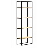 Стелаж для зберігання в стилі Loft NS-1715 2030x700x350 мм Черный Стелаж для зберігання в стилі Loft NS-1715 2030x700x350 мм Черный