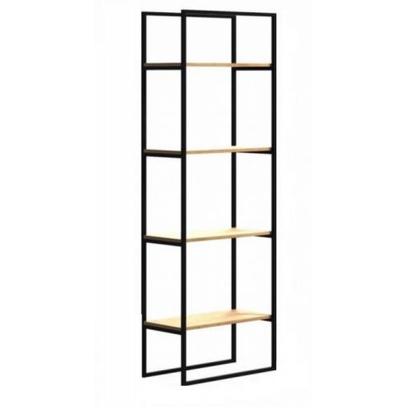 Стелаж для зберігання в стилі Loft NS-1715 2030x700x350 мм Черный