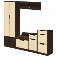 Передпокій Фаїна А1 Компанит Венге комбі (komA1) Передпокій Фаїна А1 Компанит Венге комбі (komA1)