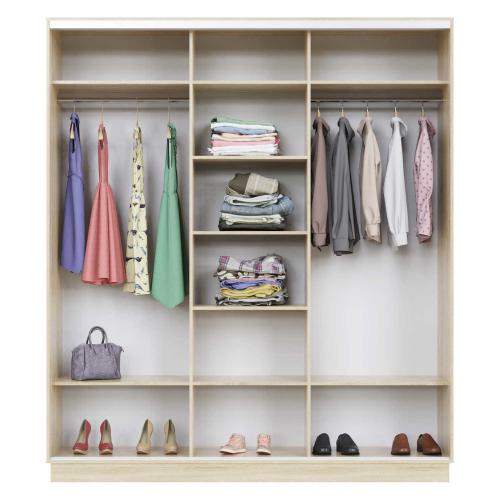 Шафа-купе Art In Head Loretto 2100x2400x603 Дуб сонома + Білий супермат (107100101) Шафа-купе Art In Head Loretto 2100x2400x603 Дуб сонома + Білий супермат (107100101)