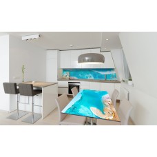 Наклейка вінілова на стіл Zatarga «Хвиля» 600х1200 мм Z180501st