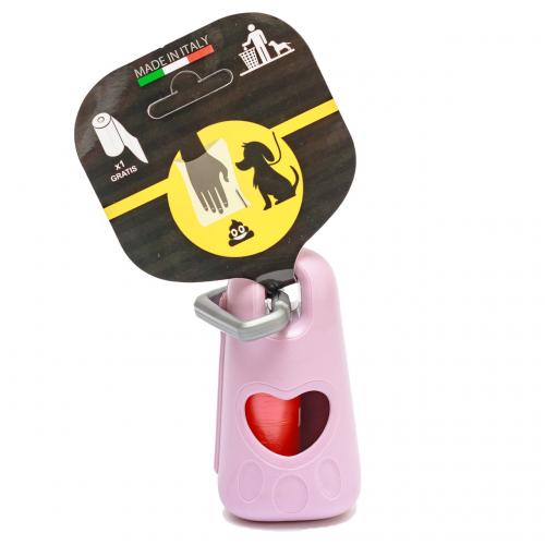 Тримач пакетів для збирання відходів GeorPlast Casper 9.5x5x4 см + 1 рулон пакетів 10515 Тримач пакетів для збирання відходів GeorPlast Casper 9.5x5x4 см + 1 рулон пакетів 10515