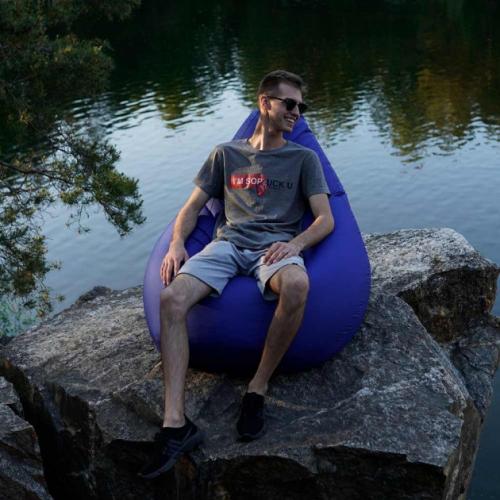 Крісло Мішок Груша Оксфорд 150х100 Студія Комфорту Великий синій Крісло Мішок Груша Оксфорд 150х100 Студія Комфорту Великий синій