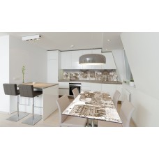 Наклейка вінілова на стіл Zatarga «Старовинне місто» 600х1200 мм Z180709st