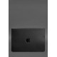 Шкіряний чохол-конверт на магнітах для MacBook 13 Чорний Crazy Horse BlankNote