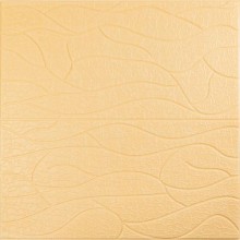 Панель 3D Sticker Wall 700х700х6 мм Бежевий (D) SW-00001949