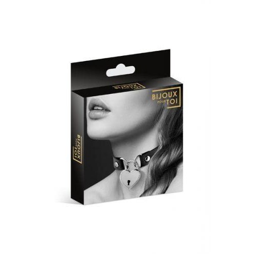 Чокер Bijoux Pour Toi HEART LOCK Black (SO1883) в інтернет супермаркеті PbayMarket!