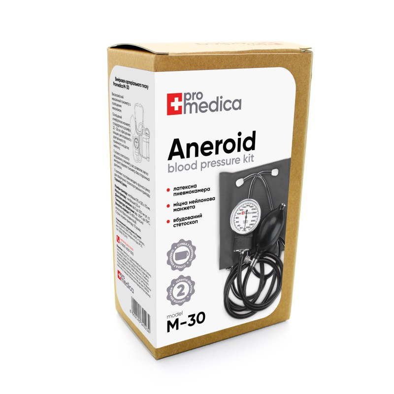 Механічний тонометр із вбудованим стетоскопом ProMedica M-30