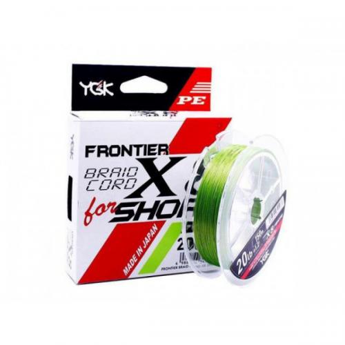 Шнур YGK Frontier Braid Cord X8 150m #2.0/0.235mm 30lb/13.5kg (1013-5545.02.99) Шнур YGK Frontier Braid Cord X8 150m #2.0/0.235mm 30lb/13.5kg (1013-5545.02.99)