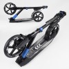 Самокат алюмінієвий Best Scooter з PU колесами і 1 переднім амортизатором Black/Blue (99631)