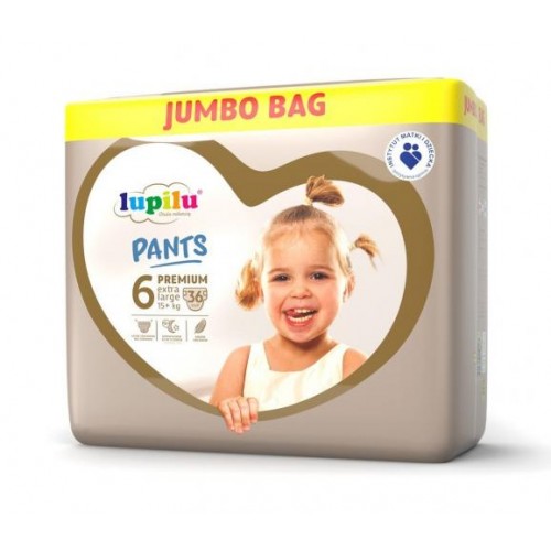 Підгузники - трусики Lupilu Pantsy Premium Jumbo Bag 6 Extra Large 15+ кг 36 шт в інтернет супермаркеті PbayMarket!