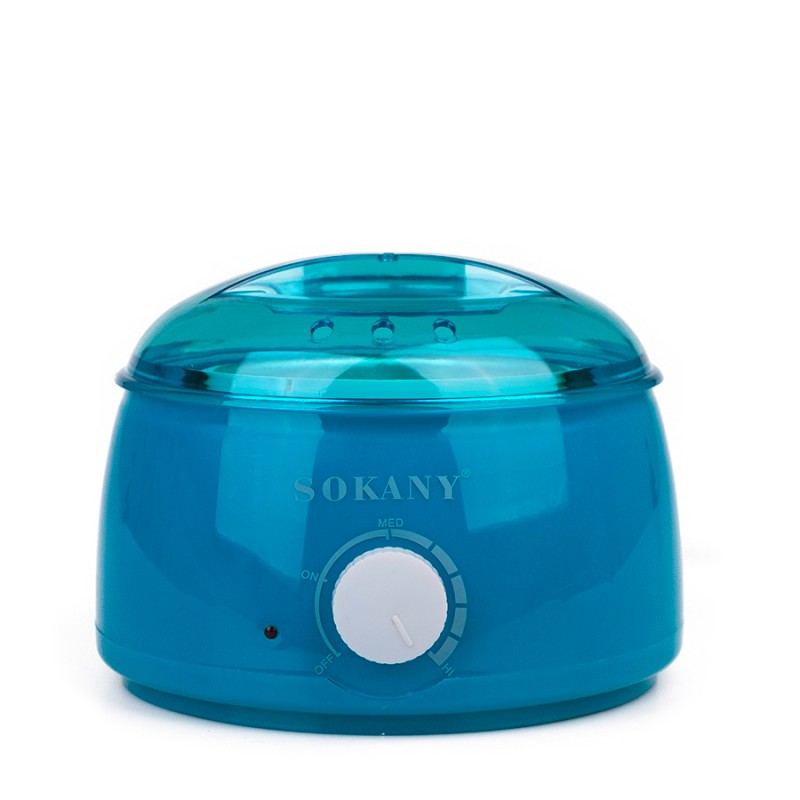 Воскоплав баночний Sokany SK-117 з терморегулятором для воску в банках таблетках і гранулах 500 мл бірюзовий (SK117GR)