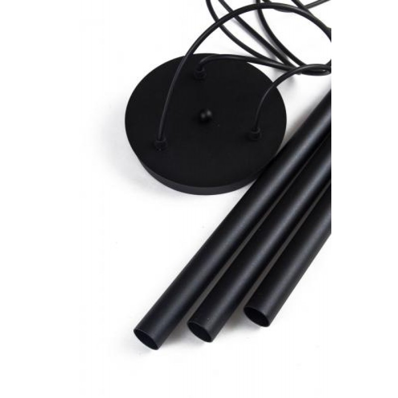 Світильник підвісний MSK Electric Beatrice на круглій основі NL 3045-3R BK