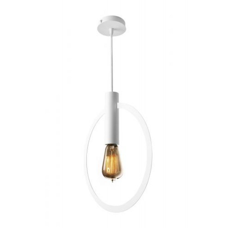 Світильник підвісний MSK Electric Asket під лампу Е27 NL 3033 WH білий