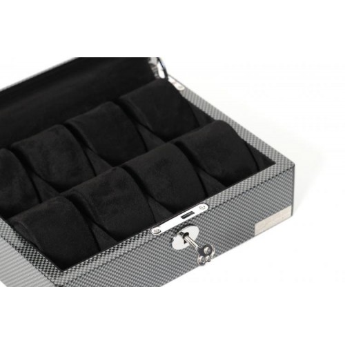 Скринька для зберігання годинників Salvadore 802-8TB 240х185х85 мм Чорно-сірий Скринька для зберігання годинників Salvadore 802-8TB 240х185х85 мм Чорно-сірий