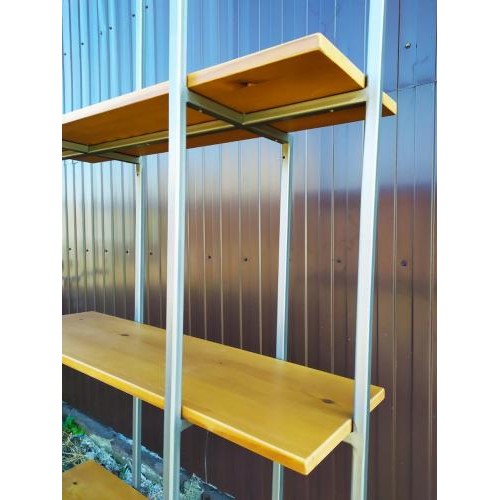 Стелаж GoodsMetall у стилі Лофт 2100х1200х400 СТЖ113 Стелаж GoodsMetall у стилі Лофт 2100х1200х400 СТЖ113