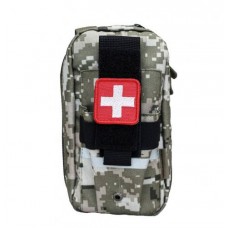 Тактична медична поясна сумка аптечка VS Thermal Eco Bag піксель